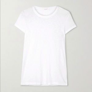 Rag & Bone White Slub Tee Size Medium